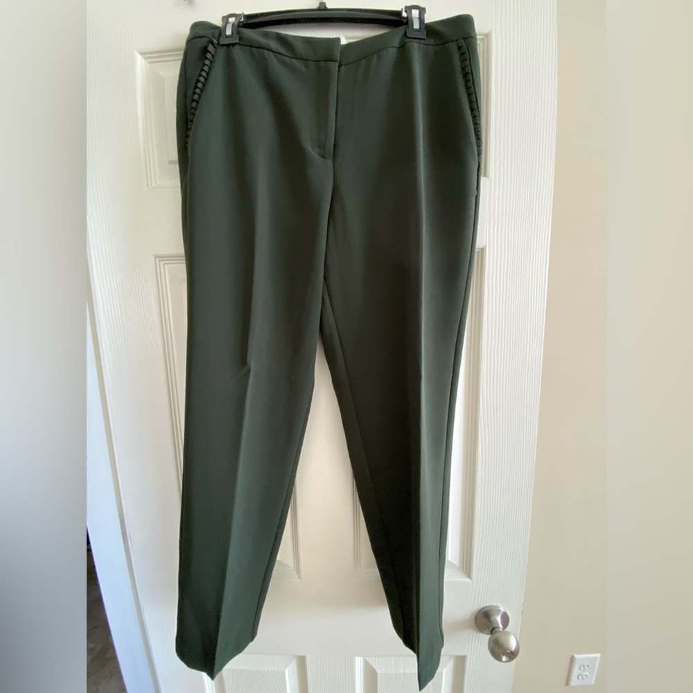 NWT Zac & Rachel, dark green slacks
